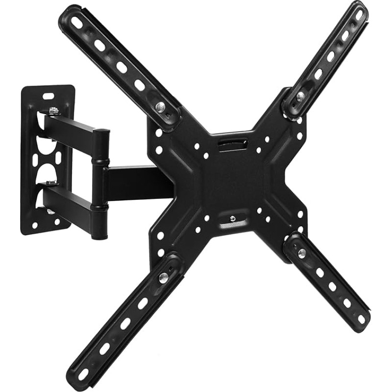 TV Wall Mount, Swivelling Tilting TV Bracket for 26-60 Inch Flat and Curved TVs up to 30 kg, Max. VESA 400 x 400 mm