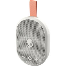 Skullcandy Ounce+ Wireless Portable Bluetooth Speaker, Waterproof (IPX7), 16 Hours Battery Life, True Wireless Stereo with Built-in Carrying Strap for Travel and Outdoor Use - Bone/Orange