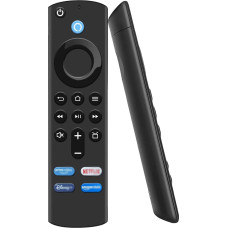 Newremote Replacement Voice Remote Control (3rd Generation) with Voice Function Fit for Smart TVs Stick (2nd Generation, Lite, 4K/4K Max/Lite) and Fit Smart TVs Cube (1st Generation and above)