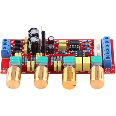Stiprintuvų plokštė HIFI Enthusiast Sound Board NE5532 Preamp Board Stiprintuvo priekinių plokščių rinkiniai AC 12 V (baigta plokštė)
