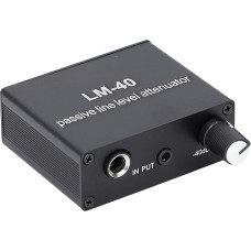 Garsumo valdymas, pasyvusis duslintuvas, garso garsumo valdymas - 40 dB - 15 dB, reguliuojamas garsumo valdymas su 3,5 mm išvesties kabeliu