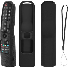 Silikon-Schutzhülle für LG MR21GA MR21GC Fernbedienung [stoßfest] Anti-Rutsch-Schutzhülle für LG MR22GA MR22GN MR23GA MR24GN Magic Remote 2021-2024 Hülle Sleeve Holder Protector Skin – nicht leuchtend
