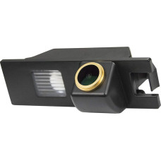 HD Golden Camera 1280 x 720p Night Vision Reversing Camera Parking Camera Colour Camera Waterproof Colour Rear View Camera for Opel Astra H/Meriva A/Zafira B, Fiat Grande Doblo Alfa Romeo MiTo AR