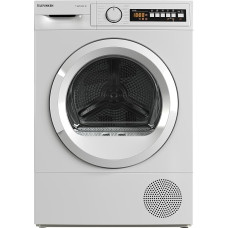 Telefunken T-WP8-202-W Dryer, 8 kg Heat Pump Dryer with 15 Programmes, A+++, 176 kWh/Year, Wrinkle Protection & Delay Start, White