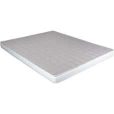 EVERGREENWEB Dvigubas 14 cm aukščio ortopedinis čiužinys iš vandens putų, hipoalerginis ir ergonomiškas čiužinys su baltu užvalkalu 140 x 190 cm - Dviaukštė lova