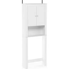 Furinno Indo Double Door Bathroom Cabinet, White, 21 x 59.9 x 159.9 cm