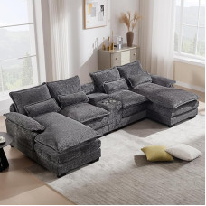 Suheww U formos modulinė sekcinė sofa, 315 cm, 