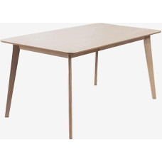 SKLUM stačiakampis medinis valgomojo stalas (150 x 90 cm) 