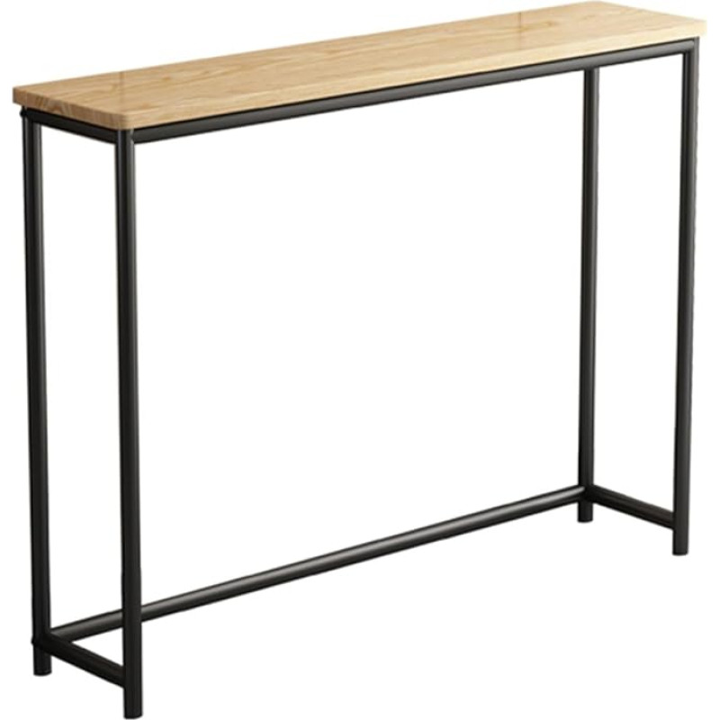 Modern Console Table Sofa Table, Console Table, Living Room, 80/100/120 cm, Narrow Long Table, Laptop Desk, Narrow Sofa Table for Hallway, Wooden Console Table for Living Room, Kitchen