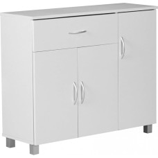 Wohnling Sideboard 90 x 75 cm with 3 Doors and 1 Drawer