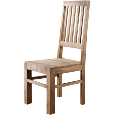 MASSIVMOEBEL24.DE Šešamo kėdė 45 x 46 x 109 cm Pilkas alyvuotas Lydsas #32