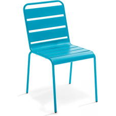 Oviala Palavas Metal Chair, Blue