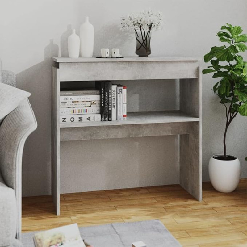 BADJAS Console Table Chipboard, Durable and Beautiful, Stylish and Practical, Complement the Living Room, Hallway, Entrance Area