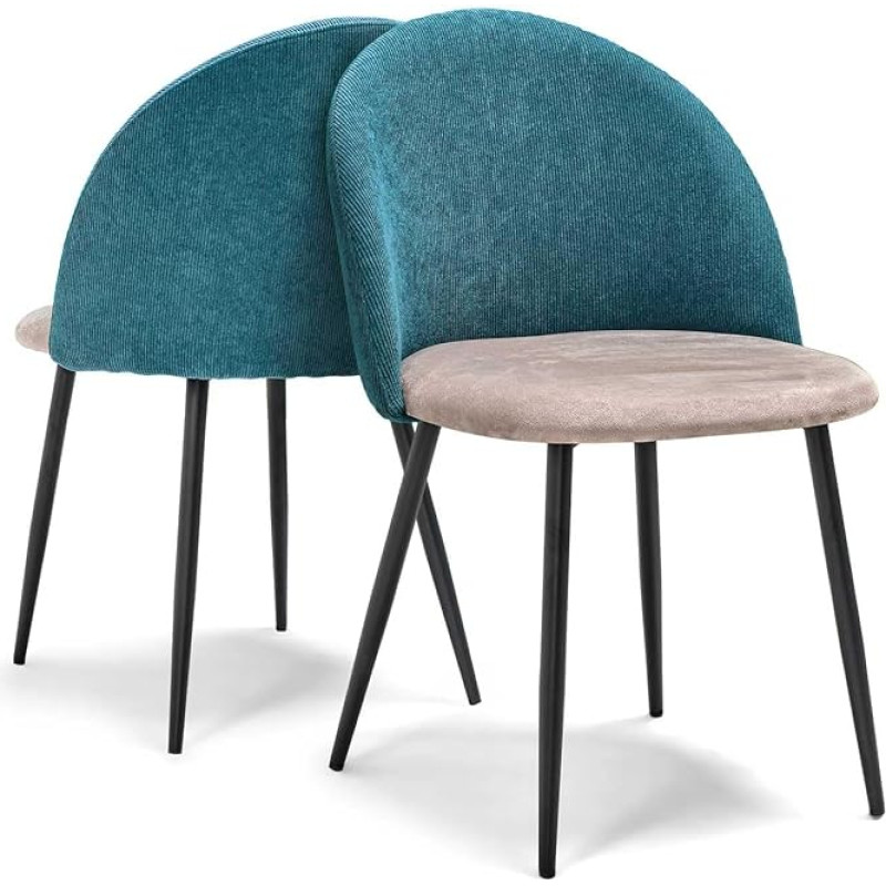 FRANKYSTAR DUNDEE 2er Scenografas Samt Stuhl