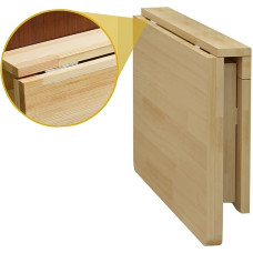 Klappbarer Tisch zur Wandmontage, für kleine Räume, platzsparend, hängender Schreibtisch für Küche und Mehrzweckgebrauch (90 x 50 cm)