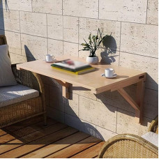 ZOFIRY Wandmontierter Klapptisch aus Massivholz, robuster Hängetisch, klappbare Werkbank aus Kiefernholz, Küchen-Esstisch, schwebende Regale für das Homeoffice, den Garten, die Garage, he