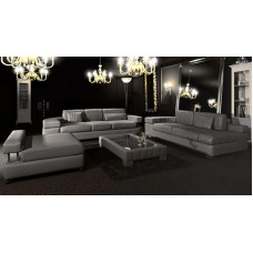 Bullhoff by Giovanni Capellini Niurnbergo sofa-lova odinė balta U arba L formos