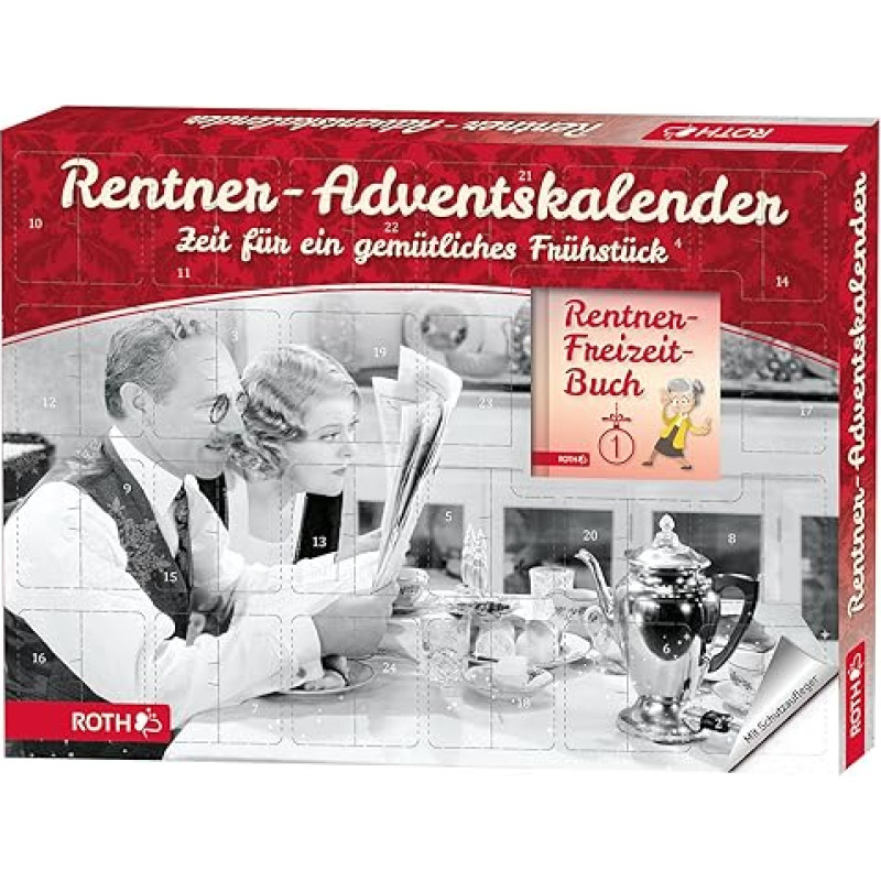 ROTH Pensioner Advent Calendar for Breakfast 2023 with 24 Treats and Book for Breakfast and Enjoyment - Early in the Morning for Seniors of All Ages in Advent