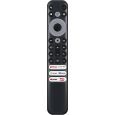 AULCMEET RC902V-FMR1 Balso keitimo nuotolinio valdymo pultas, suderinamas su TCL 4K OLED Smart TV 49P30FS 65P8S 65P8 55P8S 50P725G 55C728 75C728 65X925 55R635 65R635 75R635 5R6466 10