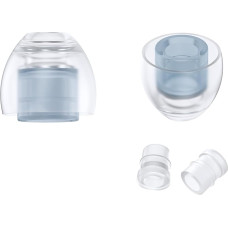 SpinFit Neo for IEM - SS - Patented Silicone Earplugs for Replacement, Secure Fit and Highest Comfort, Reduces Allergic Reactions, One Set Fits Normal and Thin Nozzles (1 Pair) (with