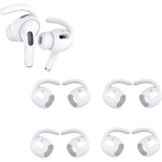 Aiivioll Replacement Earhook for Airpods Pro 2 Earbuds,Silicone Case Non-slip and Smudge-proof Apple In-Ear Sports Earhook (White)