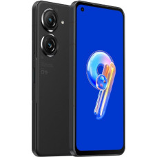 Asus Zenfone 9 išmanusis telefonas (5,92 colių AMOLED ekranas, 50 MP dviguba kamera, 4300 mAh baterija, 8 GB RAM, 256 GB atminties), vidurnakčio juoda