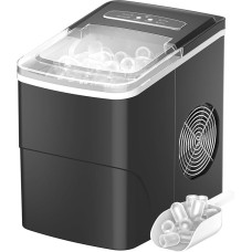 Ice Cube Machine/12 kg Ice Cube/6-13 Minutes Production Time/Quiet/Round Ice Cube/Infrared Sensor/Easy to Use Ice Maker