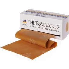 Theraband Original Fitness Band Latex Resistance Bands - Storage Roll 5.5 Metres, 100% Natural Latex, Ideal for Rehabilitation, Muscle Conditioning, Full Body Workout, 8 Resistance Strengths
