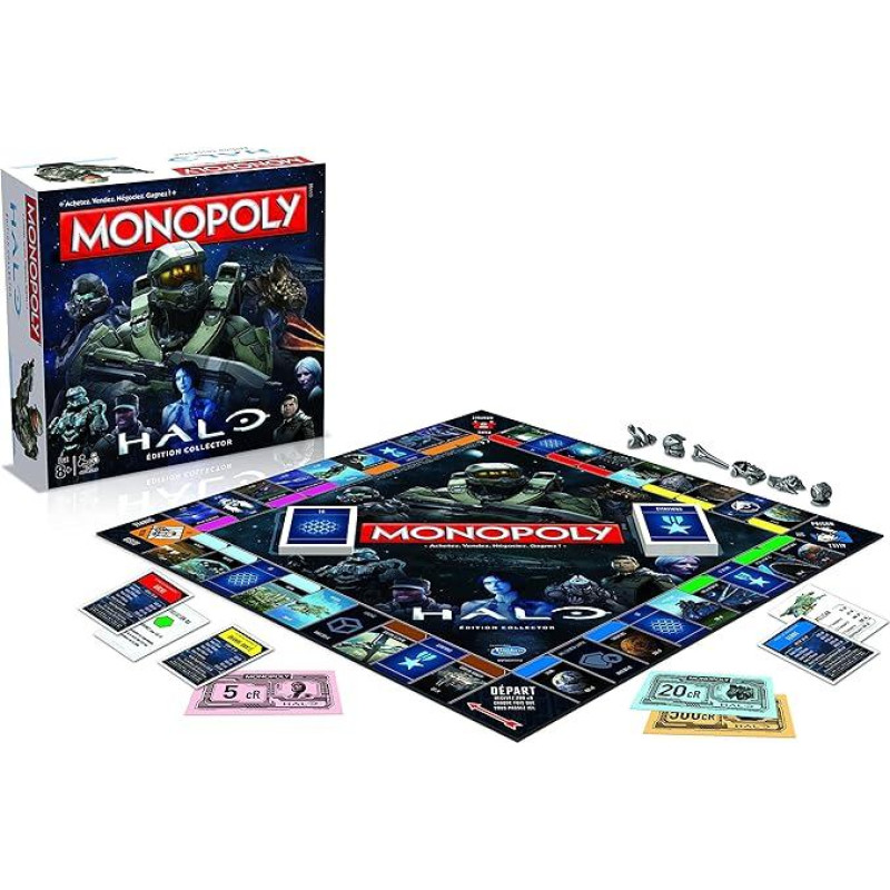 Hasbro – 0980 – Monopoly: Halo – Sammlerausgabe – französische Version