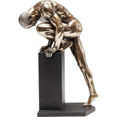 Kare Design Decorative Object Nude Man Stand Bronze 35 cm Bronze Sculpture Naked Man 35.5 x 25.5 x 12.5 cm