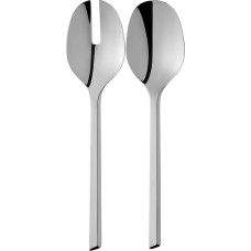 WMF Kineo Salad Servers Stainless Steel 25 cm, Salad Fork, Serving Spoon, Cromargan Protect Polished Stainless Steel, Scratch-Resistant, Dishwasher Safe