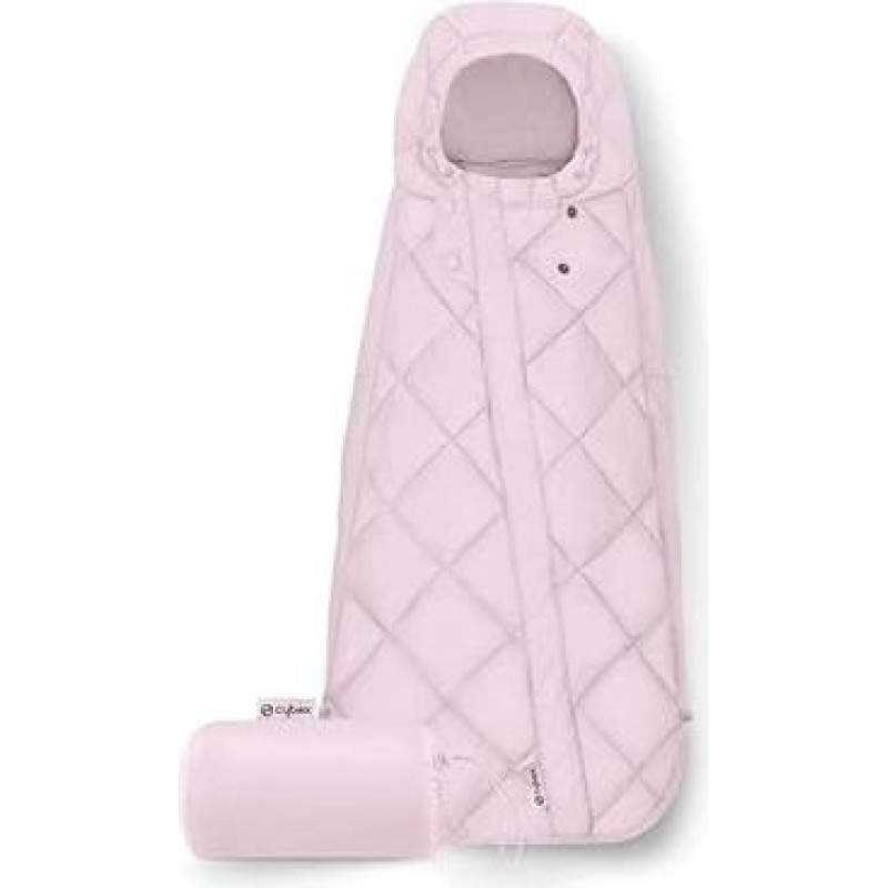 CYBEX Gold Snøgga Mini 2 kojų muliažas kūdikių automobilinėms sėdynėms, nuo gimimo iki maždaug 24 mėnesių, TOG 4, pudrinės rožinės spalvos