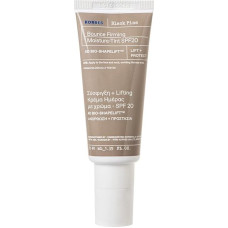 KORRES BLACK PINE 4D BioShapeLift stangrinamasis drėkinamasis kremas, su SPF20, lengvo atspalvio, švytinčiai veido odai, veganiškas, 40 ml