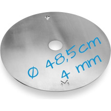 mocisa Grill Plate Fire Plate Diameter 48.5 cm for Barrel Grill, Kettle Grill, Rocket Stove, Blank Steel 4 mm, Made in Bavaria, Plancha, Fire Ring, BBQ Ring, BBQ Disc