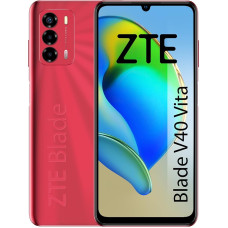 ZTE Blade V40 Vita Red 4G / 6.745 HD+ / OC 1,6 GHz / 128 GB ROM / Atminties technologija 4 GB / 48 + 2