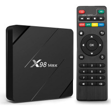 Puersit Android 10.0 TV Box, Allwinner H313 Quad-Core 64bit Quad Core Arm Cortex A53 CPU, 2GB RAM 16GB RAM G31 OPenGL 3.2 Palaiko 2.4GHz WiFi su 4K UHD ir 100M LAN Ethernet Android Box