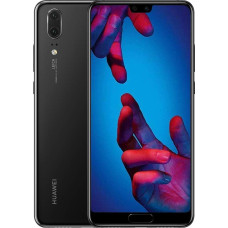 HUAWEI Huawei P20 128GB 5,8 Zoll FHD+ FullView Android 8.1 Smartphone ohne SIM mit Veho Kopfhörer, vienos SIM kortelės versija - Schwarz (Bendra)