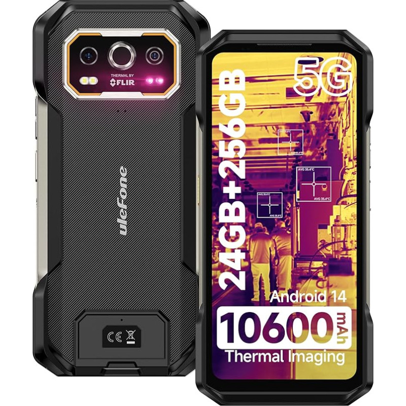 10600 mAh Ulefone Armor 27T Pro 5G lauko mobilusis telefonas be sutarties, 