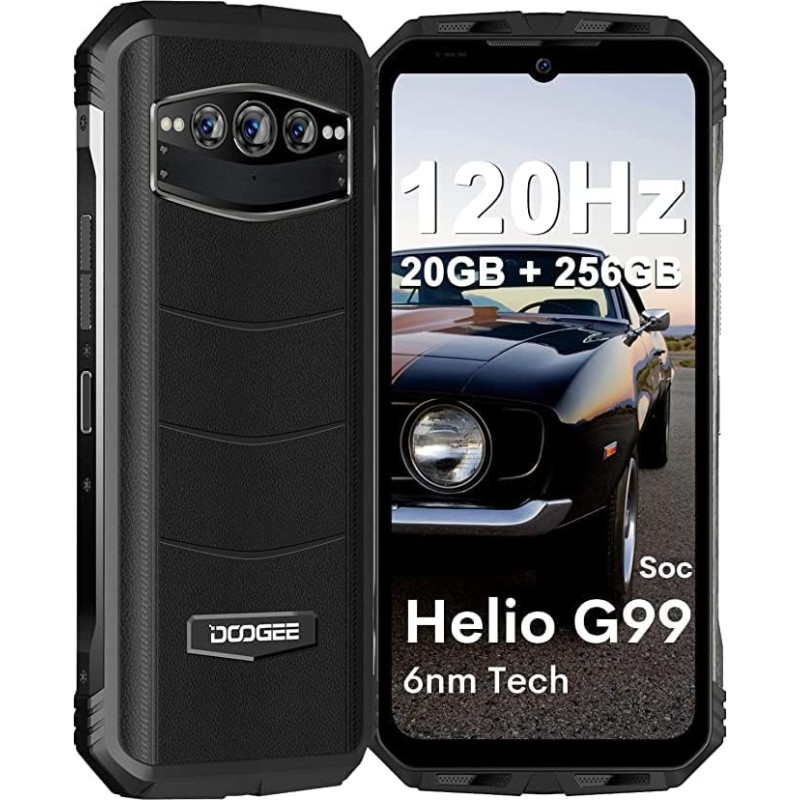 DOOGEE S100 12GB/256GB Black - Mobiliųjų telefonų prekės ženklas