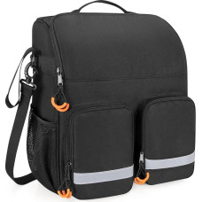 SAMDEW Hanging Wheelchair Back Bag, Large Wheelchair Accessory Bag with Shoulder Strap, Backpack Bag for Electric and Manual Wheelchairs, Bag Only