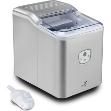 SENYA SYCP-IM002 Plastic Ice Cube Maker 12kg/24 Hours, Container 1.6L, Silver, 120W