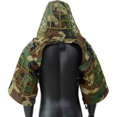 ROCOTACTICAL Sniper Ghillie Suit Foundation Ripstop Ghillie Viper Hood Camouflage Sniper Coat