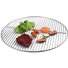 HeRo Cooking grate 54.5 cm round stainless steel 6 mm outer ring and 4 mm support rods kettle grill also Weber 57