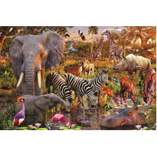 Ravensburger Afrikos gyvūnai 3000 dalių dėlionė
