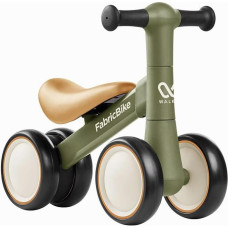 FabricBike Walker Vaikų balansinis dviratis nuo 1 metų, balansinis dviratis 10-24 mėnesių kūdikiui, balansinis dviratis su 4 ratais, balansinis dviratis be pedalų