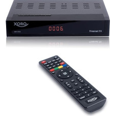 XORO DVB-C/T2 kombinuotas imtuvas HRT 8730 Hybrid su USB medijos grotuvu, PVR, 