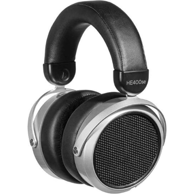 HiFiMAN HE400se Silver Adjustable HiFi Headphones for Mobile Use with Stealth Magnet Technology