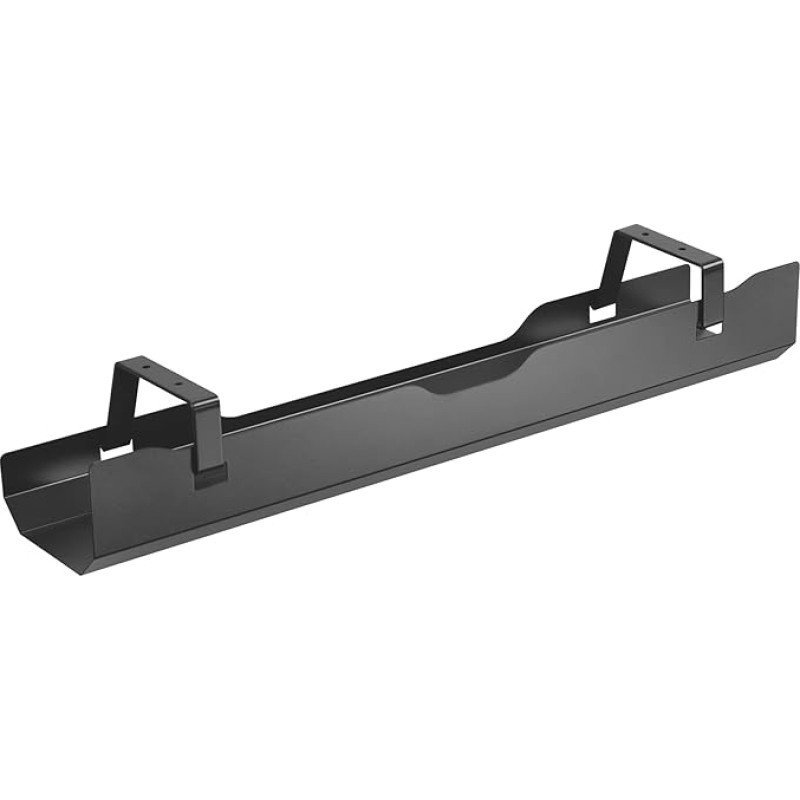 conecto Cable Holder for Desks, Cable Management with Under-Desk Mount, Black, SA-CC50880