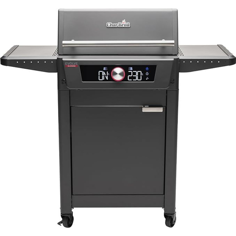 Char-Broil Evolve Electric E-Power Grill, 90 °C - 370 °C, App Control, Cleaning Function