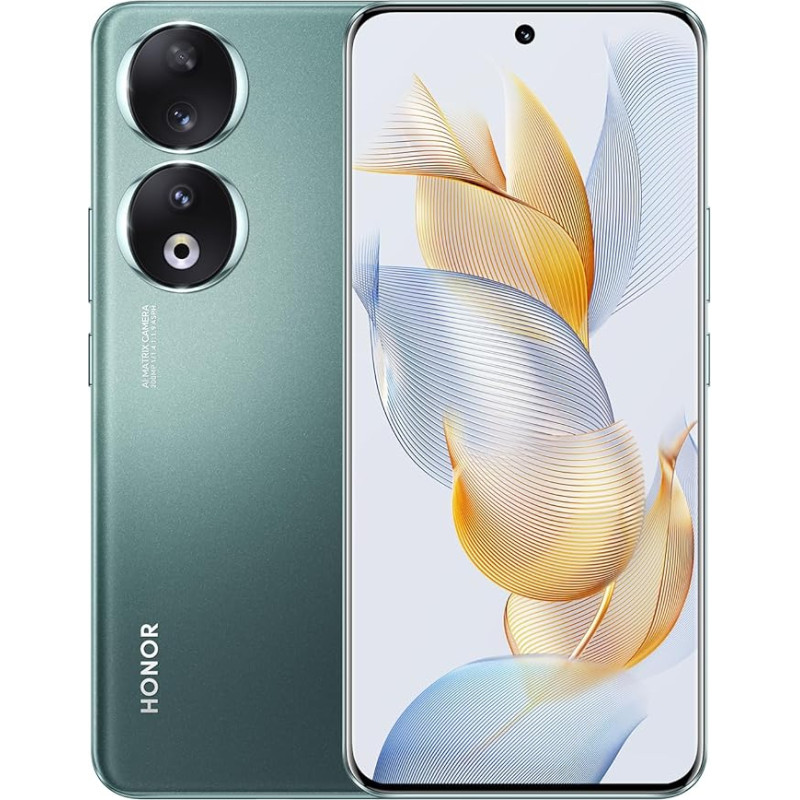 HONOR 90 išmanusis telefonas 5G, 12 GB, 512 GB, 6,7 colių AMOLED 120 Hz, 200 MP pagrindinė kamera, 5000 mAh baterija, 